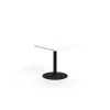 Pöytä VERTICUS 700x700x720 mm, valkoinen/musta