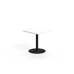 Pöytä VERTICUS 700x700x720 mm, valkoinen/musta