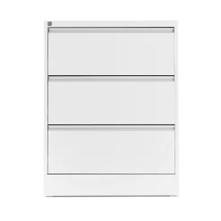 Riippukansiokaappi INDEX A4, 3 laatikkoa, 800x425x1030 mm, valkoinen