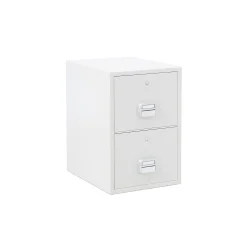 Riippukansiokaappi SHELL Palosuojattu 90 min., avainlukko, A4/Foolscap, 2 laatikkoa, 770x520x680 mm