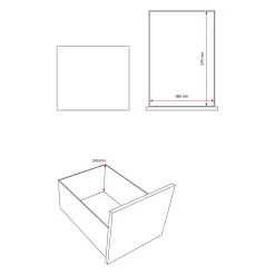 Riippukansiokaappi SHELL Palosuojattu 90 min., avainlukko, A4/Foolscap, 4 laatikkoa, 1500x520x680 mm