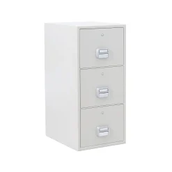 Riippukansiokaappi SHELL Palosuojattu 90 min., avainlukko, A4/Foolscap, 3 laatikkoa, 1130x520x680 mm