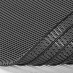 Ritilämatto Leveys: 600 mm, metritavara, harmaa