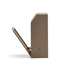 Roska-astia painokannella MELROSE 1000x395x400 mm, beige
