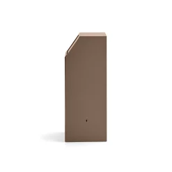 Roska-astia painokannella MELROSE 1000x395x400 mm, beige