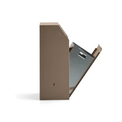 Roska-astia painokannella MELROSE 1000x395x400 mm, beige