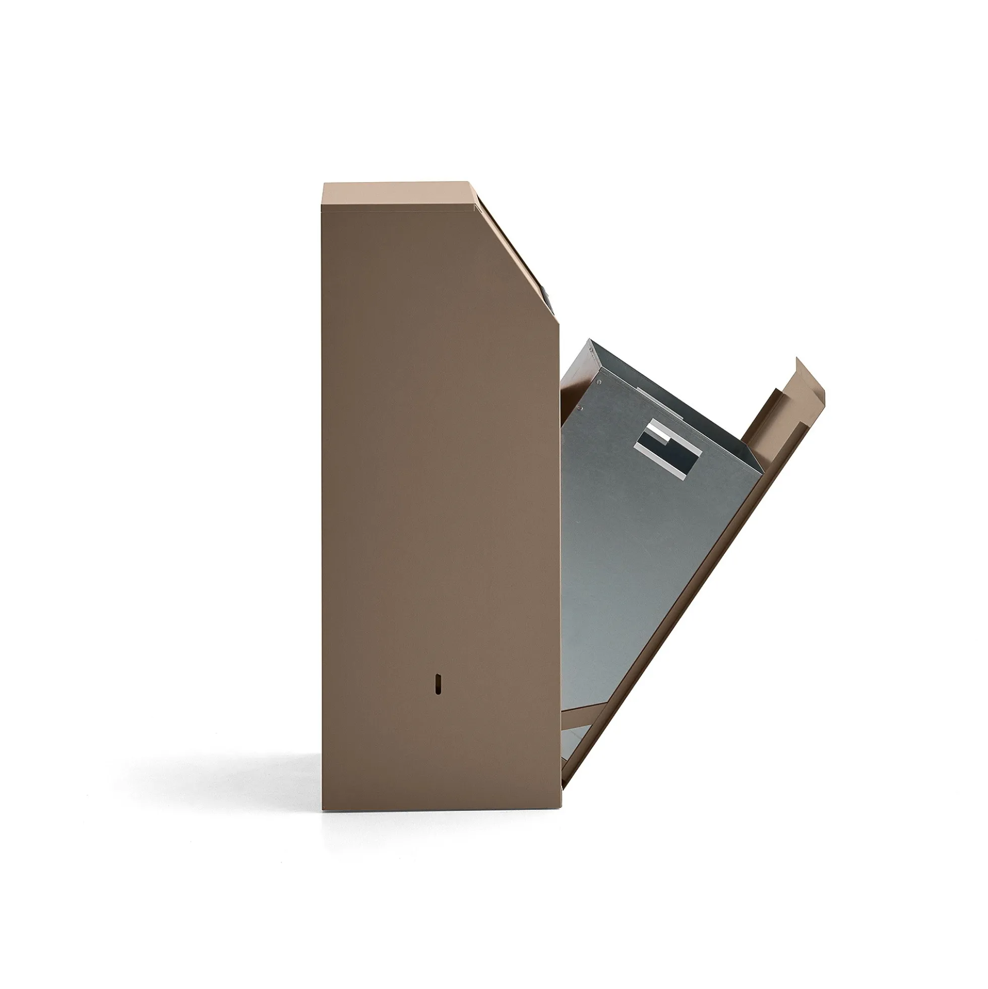 Roska-astia painokannella MELROSE 1000x395x400 mm, beige