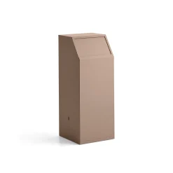 Roska-astia painokannella MELROSE 1000x395x400 mm, beige