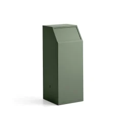 Roska-astia painokannella MELROSE 1000x395x400 mm, oliivinvihreä