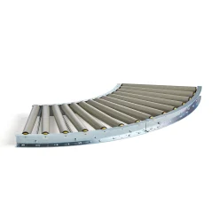 Rullarata LINE 90-asteen kulma, PVC-rullat, 1030x500 mm