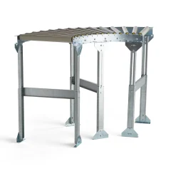 Rullarata LINE 90-asteen kulma, PVC-rullat, 1030x500 mm