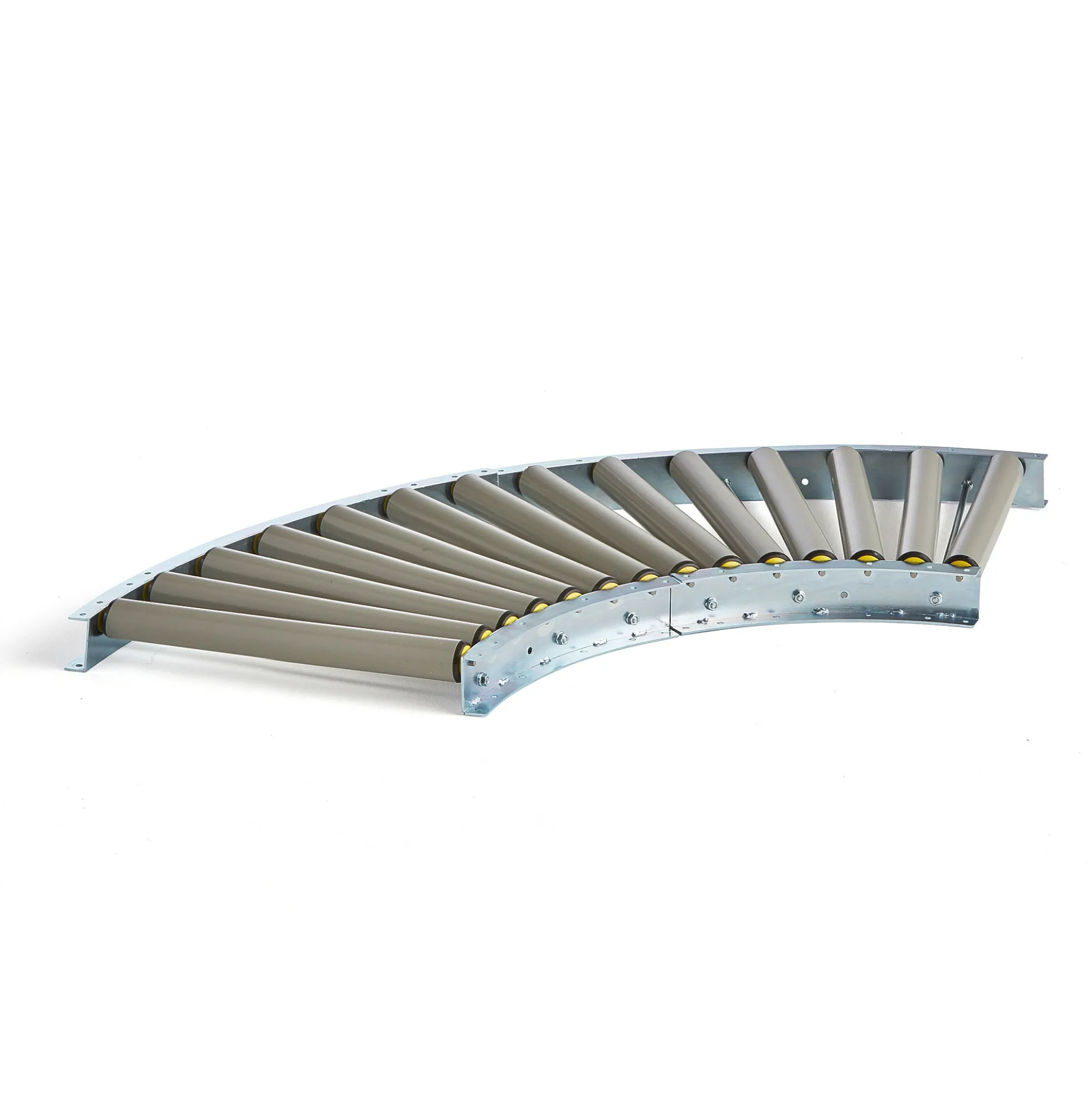Rullarata LINE 90-asteen kulma, PVC-rullat, 930x400 mm
