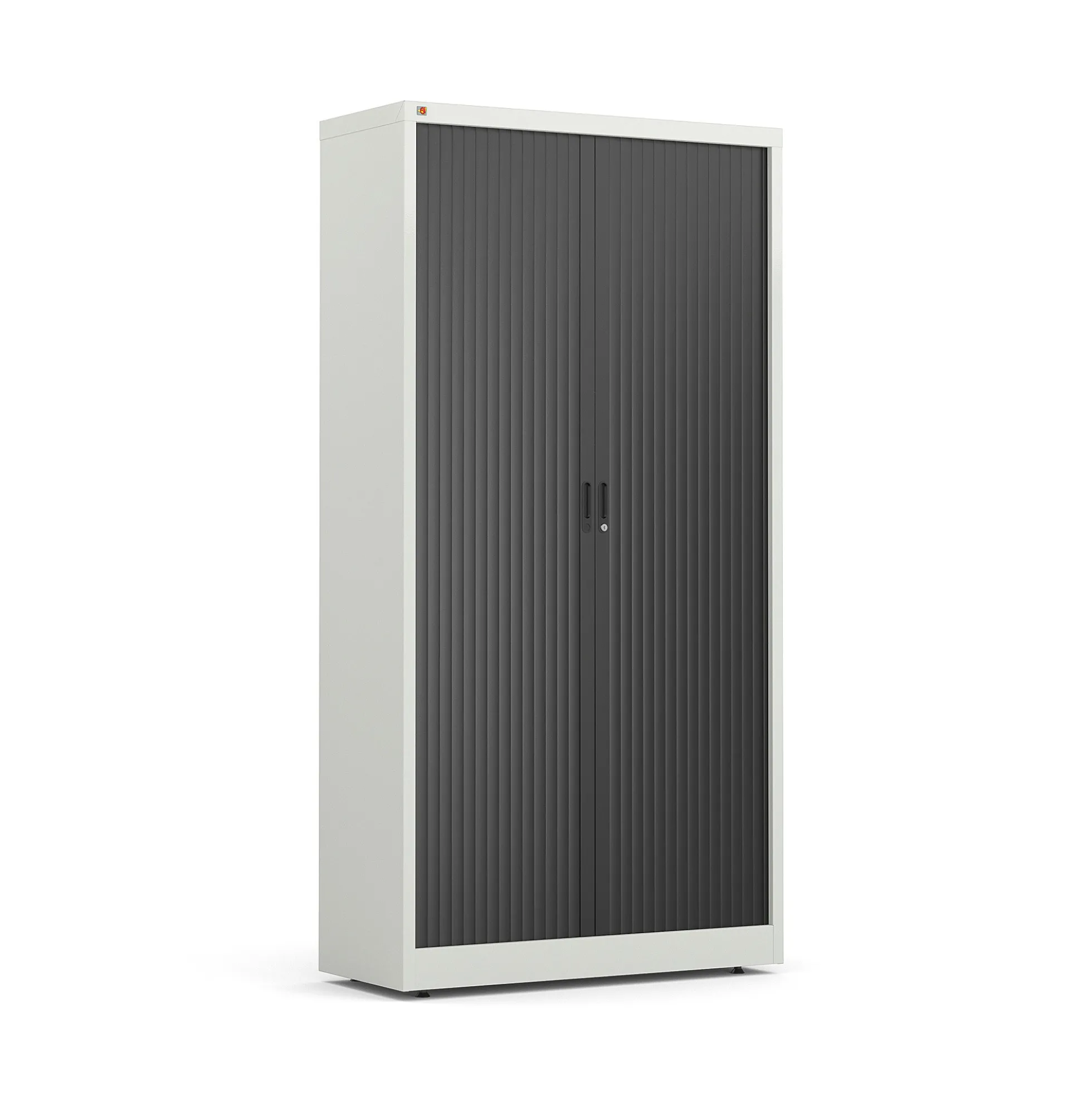 Rulokaappi STUDIO 1950x1000x420 mm, harmaa, musta