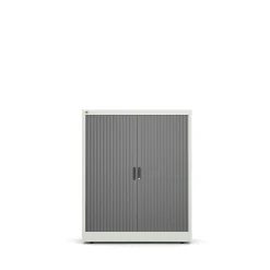 Rulokaappi STUDIO 1200x1000x420 mm, harmaa, musta