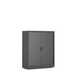 Rulokaappi STUDIO 1200x1000x420 mm, musta, musta