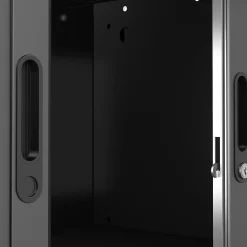 Rulokaappi STUDIO 440x1000x420 mm, musta, musta