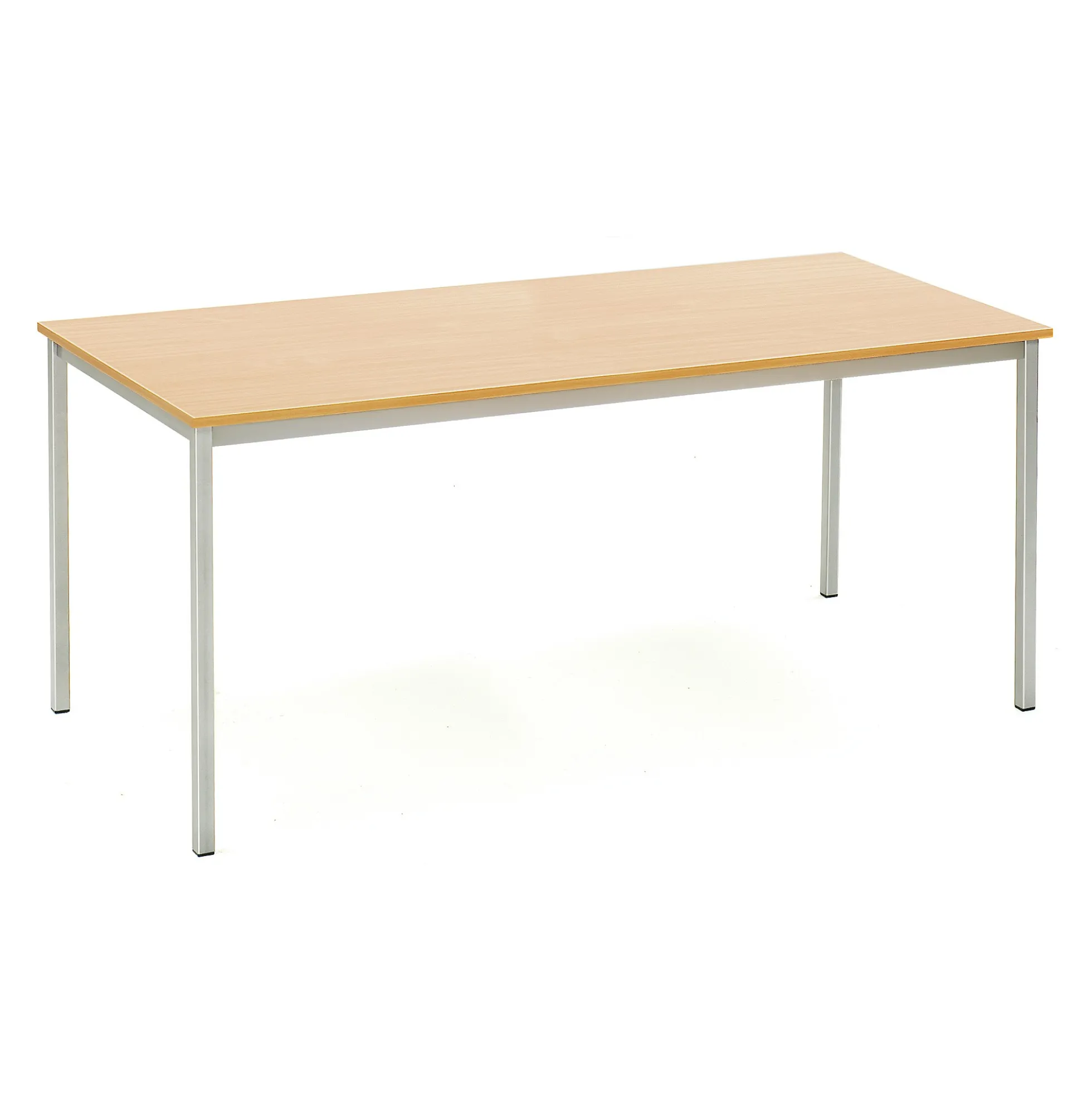Ruokapöytä JAMIE 1800x800 mm, pyökkilaminaatti, harmaa