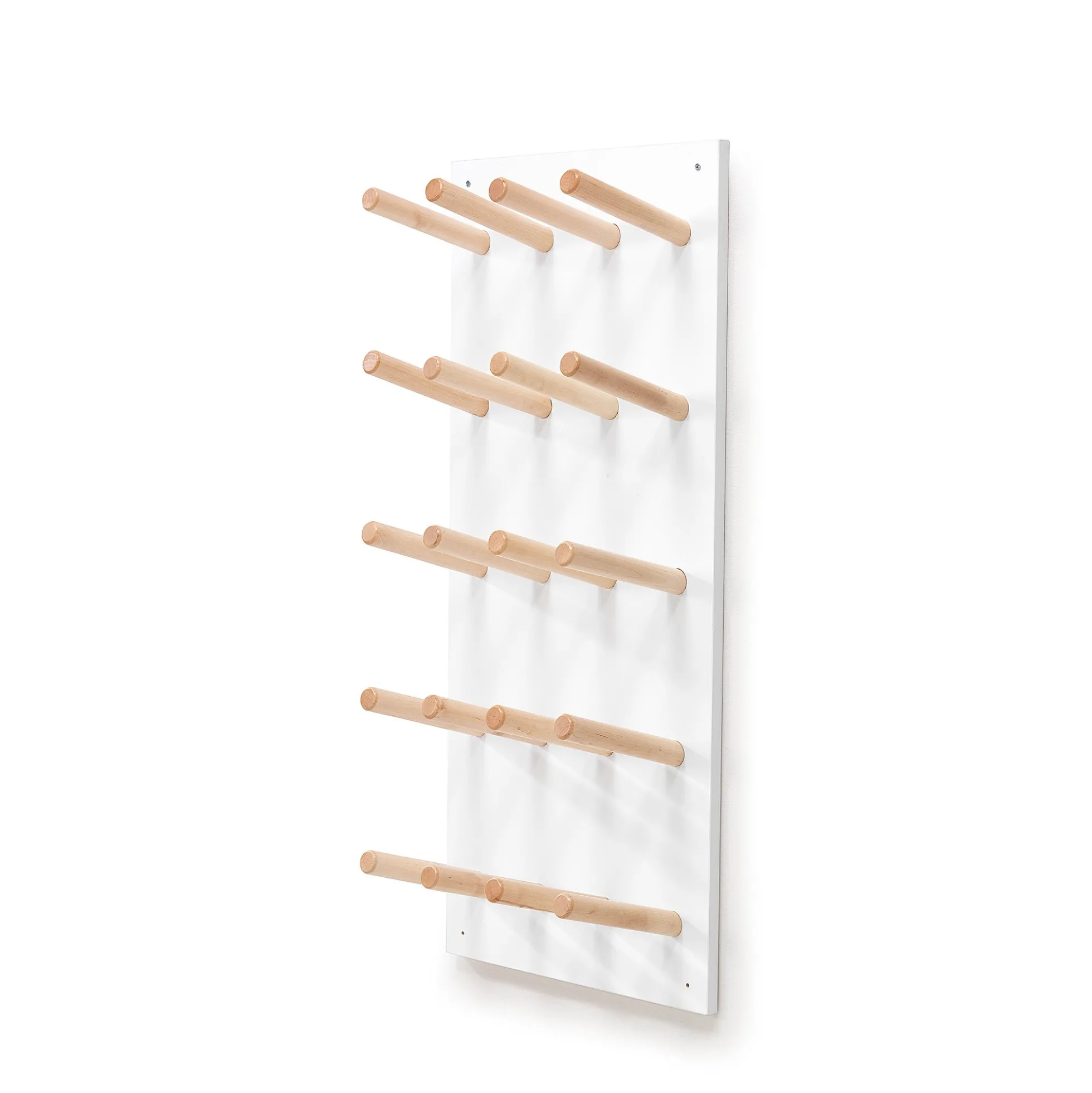 Saapasteline PERO 10 kenkäparille, 440x195x1025 mm, valkoinen