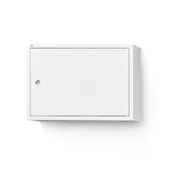 Seinäkaappi SERVE Lukollinen, 390x550x340 mm, valkoinen