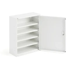 Seinäkaappi SERVE Lukollinen, 580x470x205 mm, valkoinen