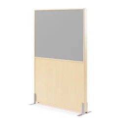 Seinäke DUO 1000x1500 mm, koivu, harmaa kangas