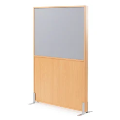 Seinäke DUO 1000x1500 mm, pyökki, harmaa kangas