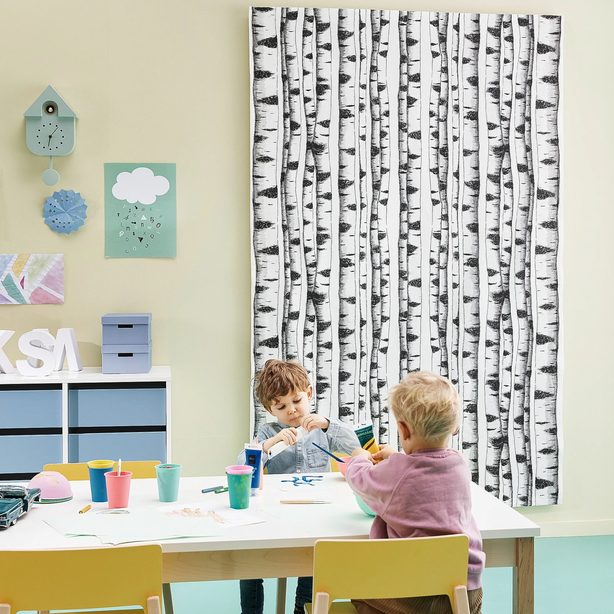 Seinätekstiili SKOGSBRYN Ääntä vaimentava, 1400x2200 mm