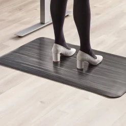 Seisontamatto STRETCH Metritavara, 1200 mm, musta