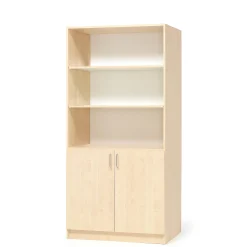 Säilytyskaappi THEO Puolipitkät ovet, 1000x470x2100 mm, koivu