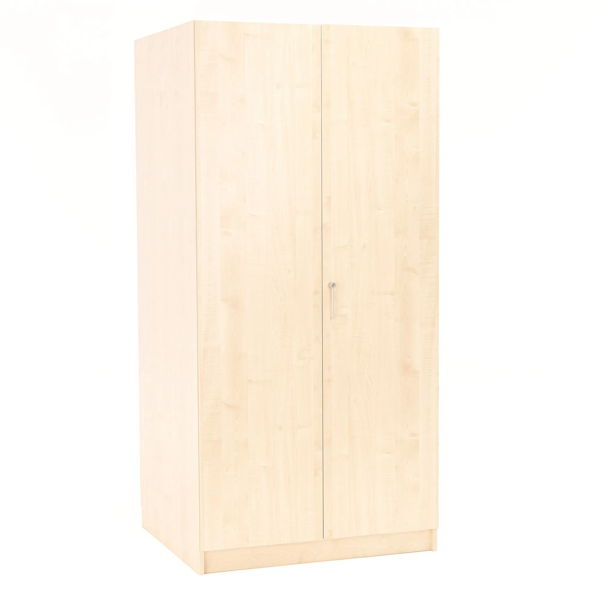 Säilytyskaappi THEO Täyspitkät ovet, 1000x600x2100 mm, koivu