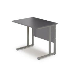 Sivupöytä FLEXUS 800x600 mm, 100 kg, harmaa laminaatti