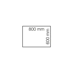 Sivupöytä FLEXUS 800x600 mm, 100 kg, pyökkilaminaatti