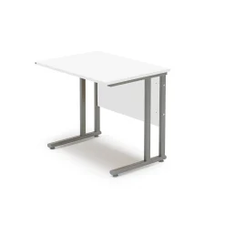 Sivupöytä FLEXUS 800x600 mm, 100 kg, valkoinen laminaatti
