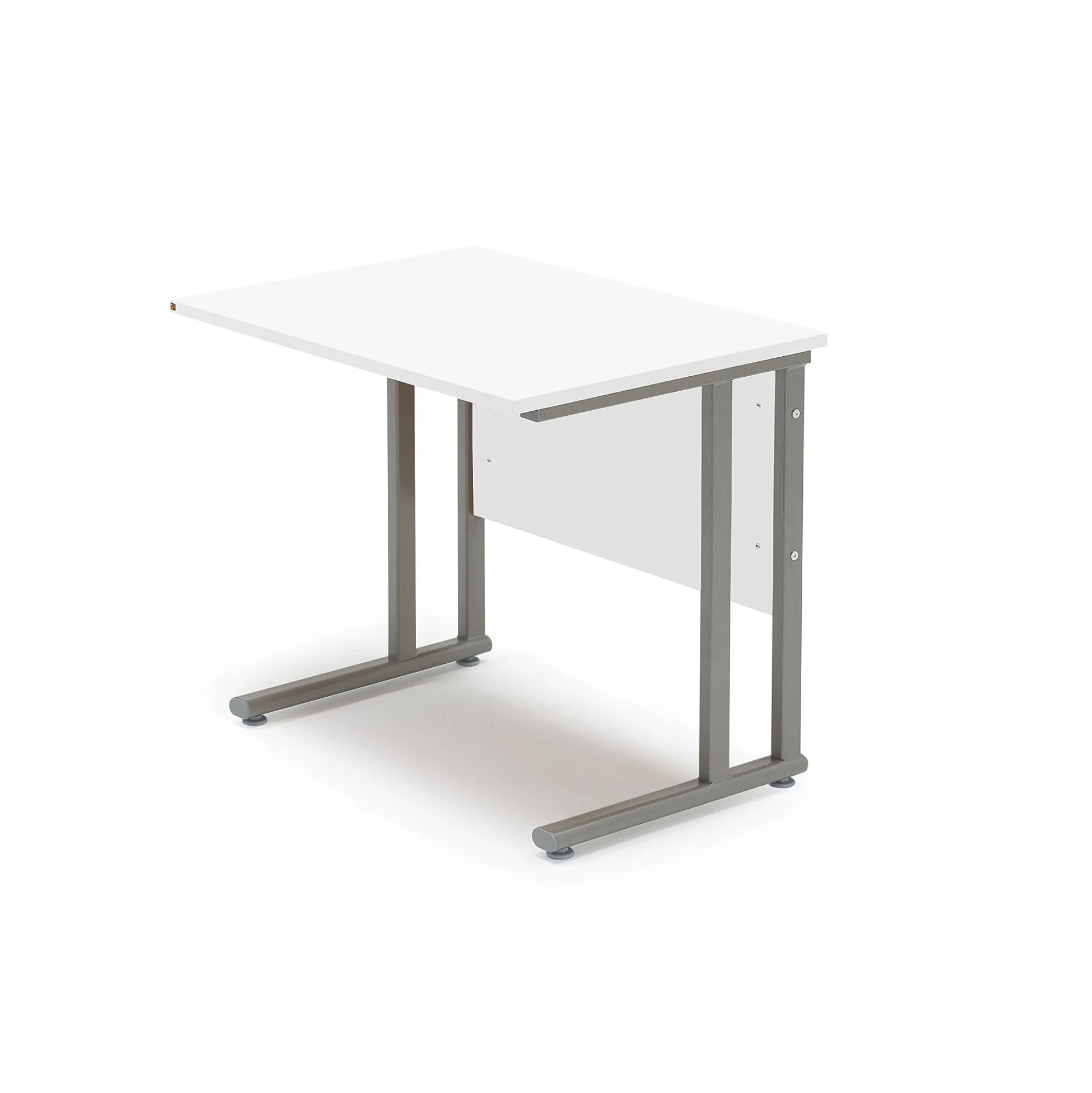 Sivupöytä FLEXUS 800x600 mm, 100 kg, valkoinen laminaatti