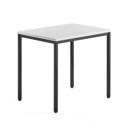 Sivupöytä QBUS Jalusta, 800x600 mm, musta,valkoinen