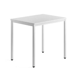 Sivupöytä QBUS Jalusta, 800x600 mm, valkoinen