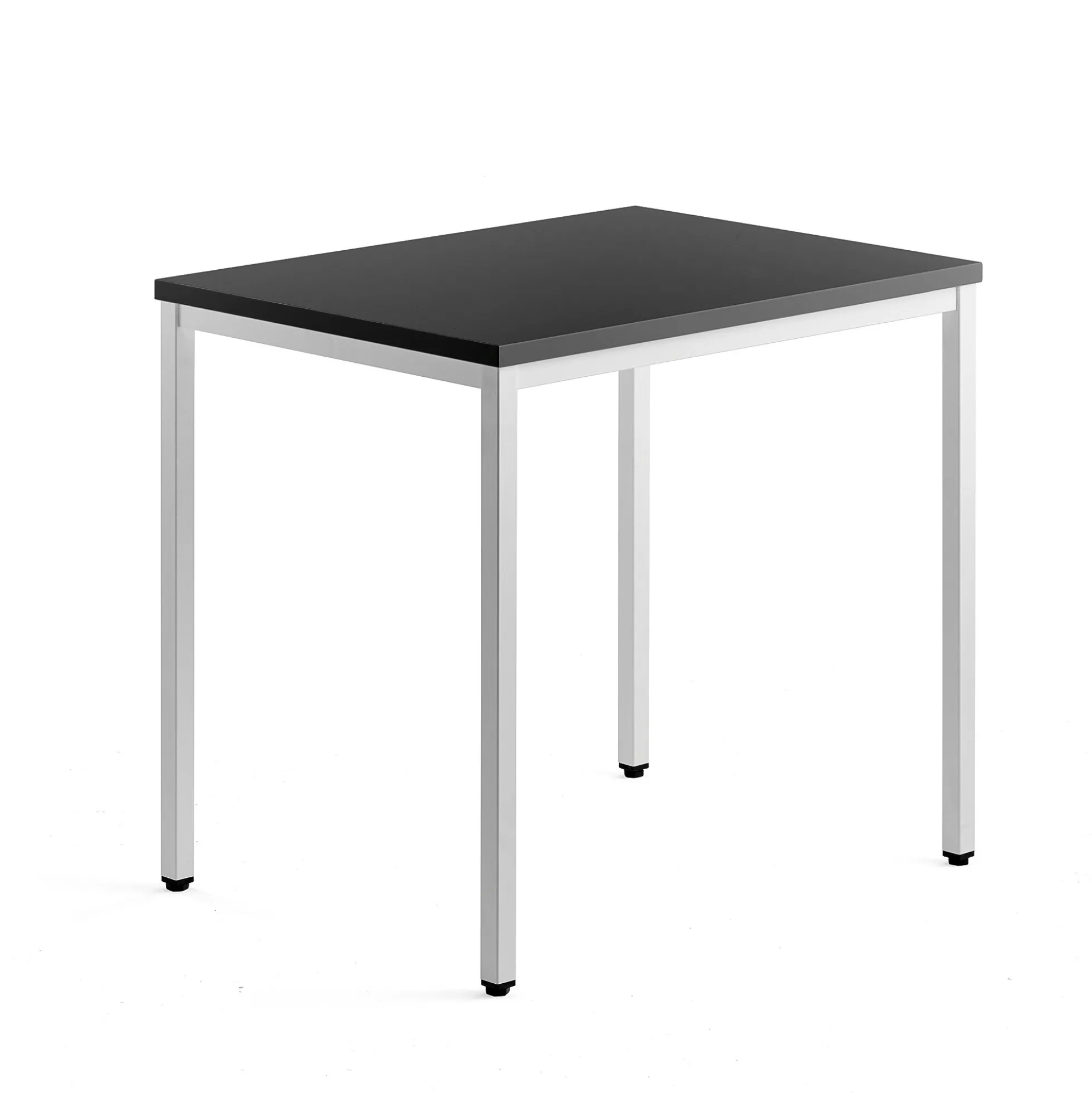 Sivupöytä QBUS Jalusta, 800x600 mm, valkoinen, musta