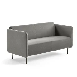 Sohva CLEAR 2,5-istuttava, kangas, ruskeanharmaa