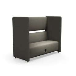 Sohva CLEAR SOUND Integroitu USB-portti, 3-istuttava, kangas Pod CS, taupe