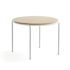 Sohvapöytä ASHLEY Ø770 x 530 mm, valkoinen, koivu