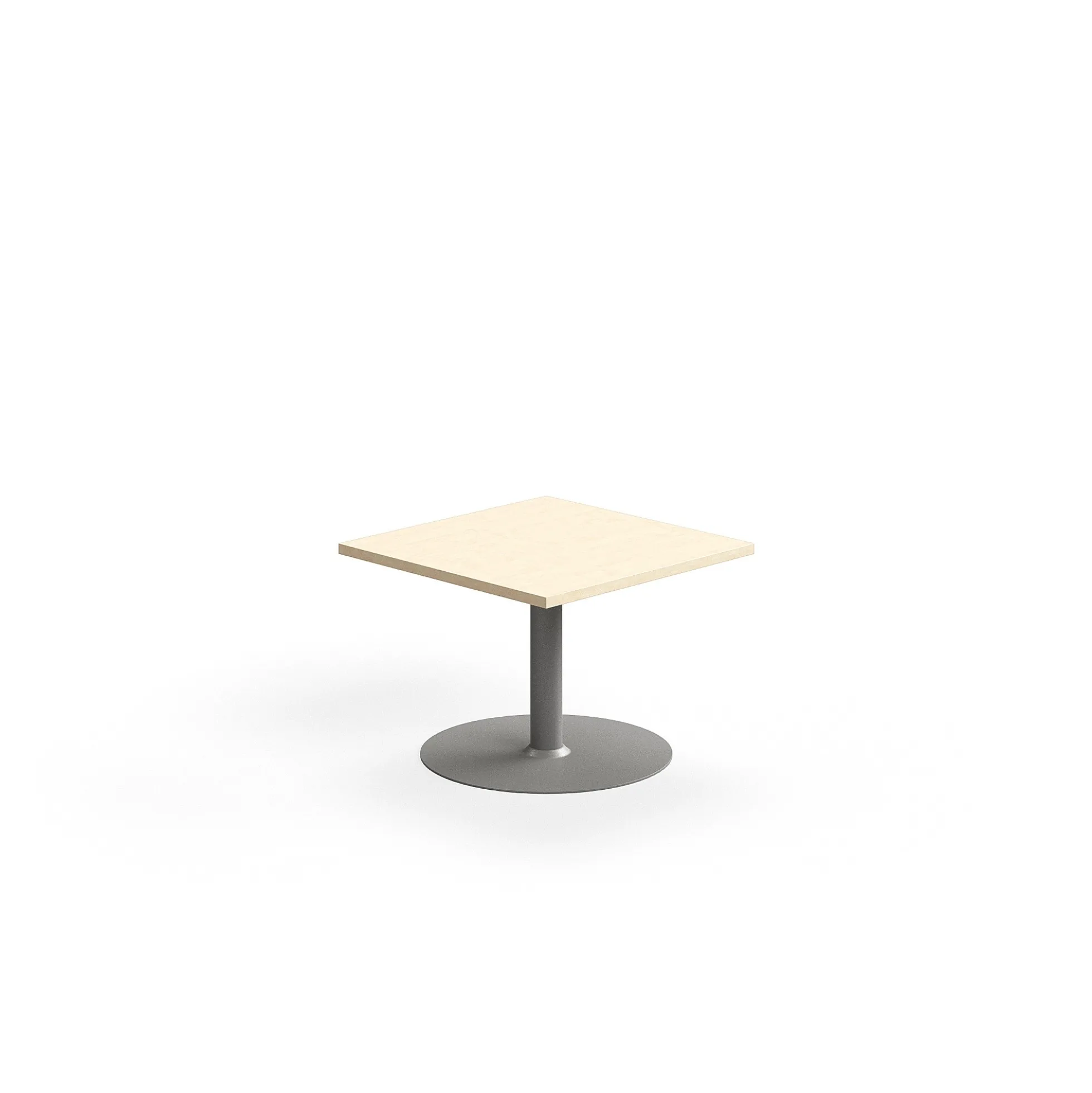 Sohvapöytä VERTICUS 700x700x500 mm, koivu/hopea