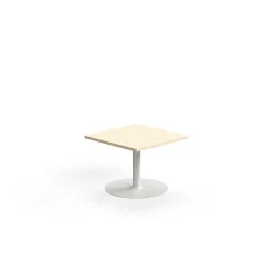 Sohvapöytä VERTICUS 700x700x500 mm, koivu/valkoinen