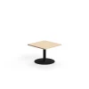 Sohvapöytä VERTICUS 700x700x500 mm, tammi/musta
