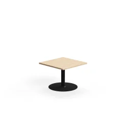 Sohvapöytä VERTICUS 700x700x500 mm, tammi/musta