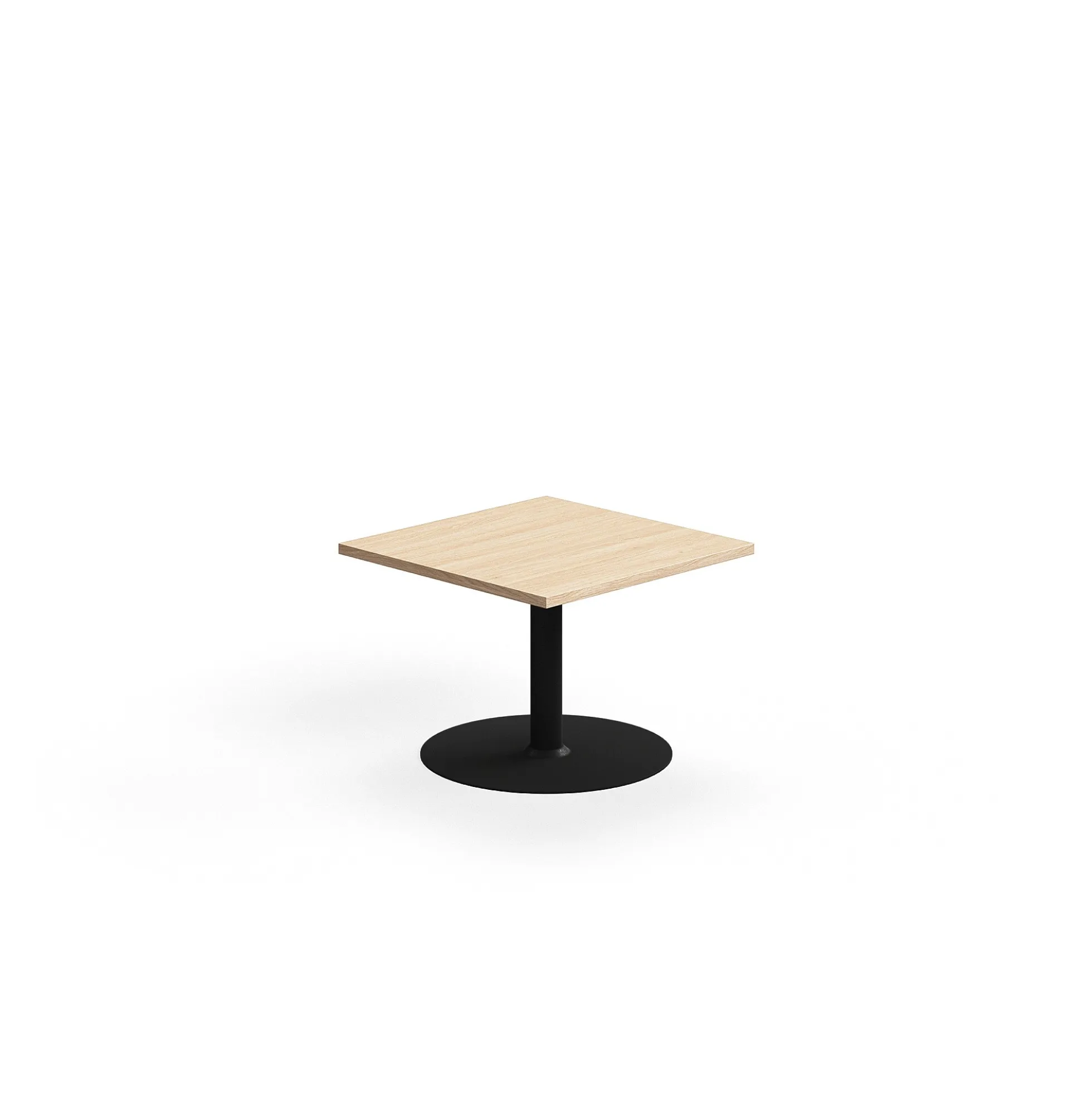Sohvapöytä VERTICUS 700x700x500 mm, tammi/musta