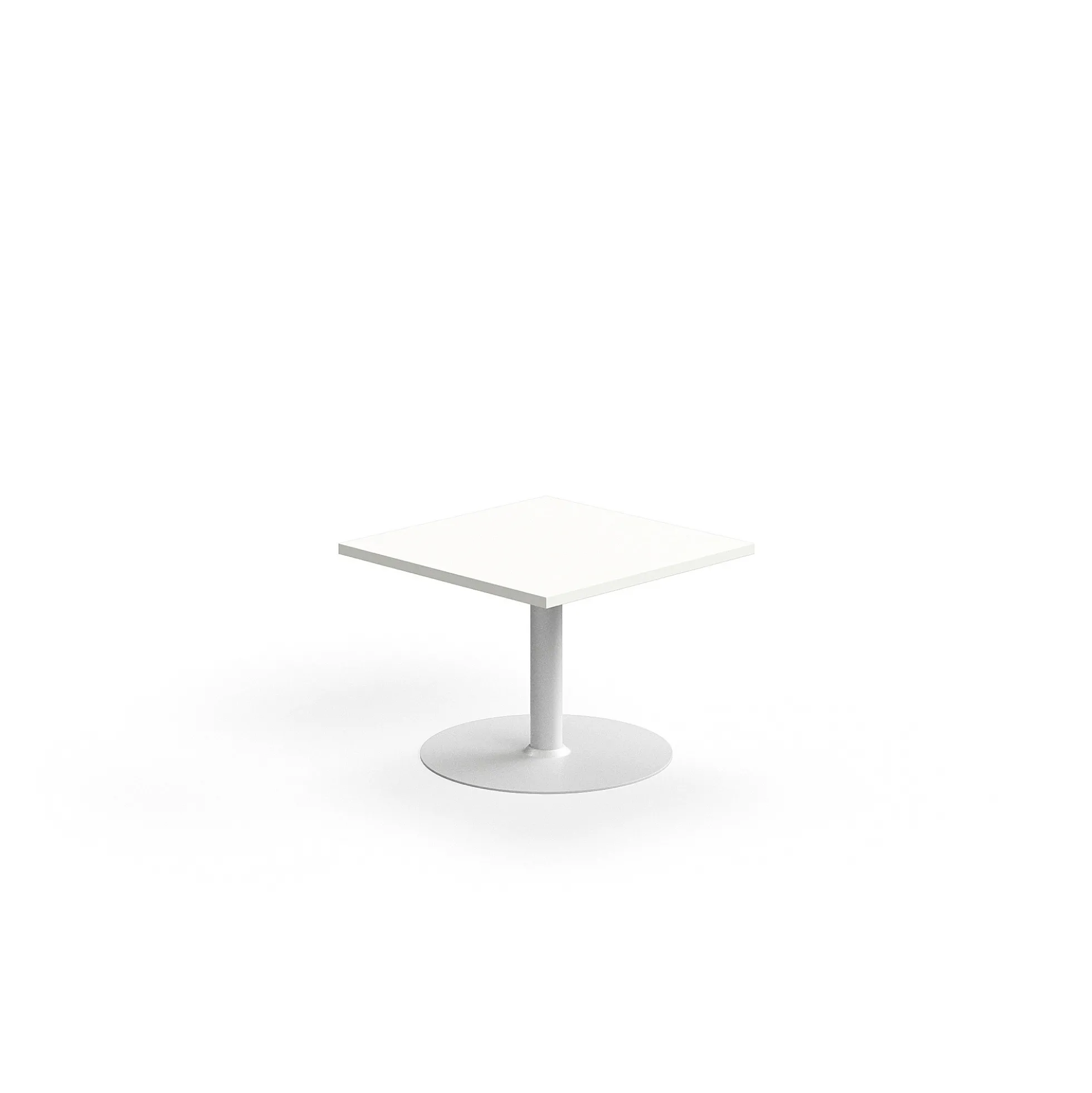 Sohvapöytä VERTICUS 700x700x500 mm, valkoinen