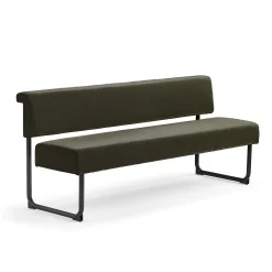 Sohva START 1800 mm, kangas, oliivinvihreä, musta