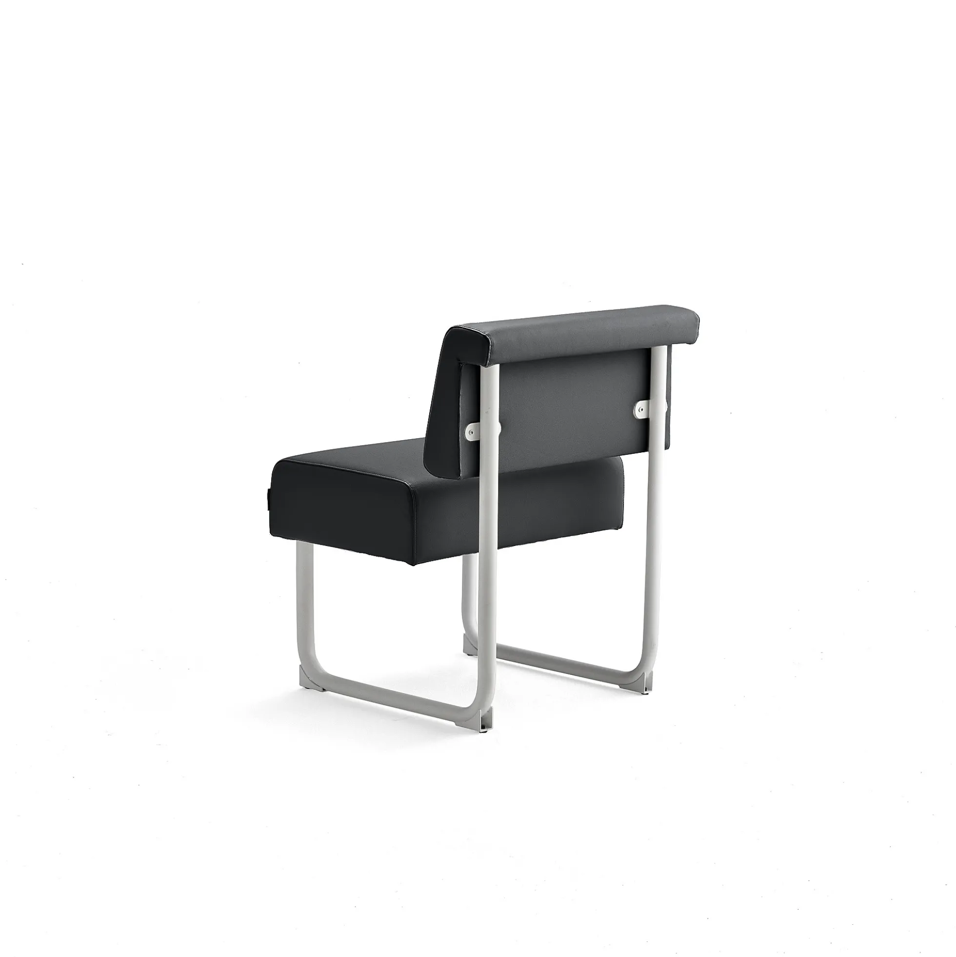 Sohva START 600 mm, keinonahka, antrasiitinharmaa, valkoinen