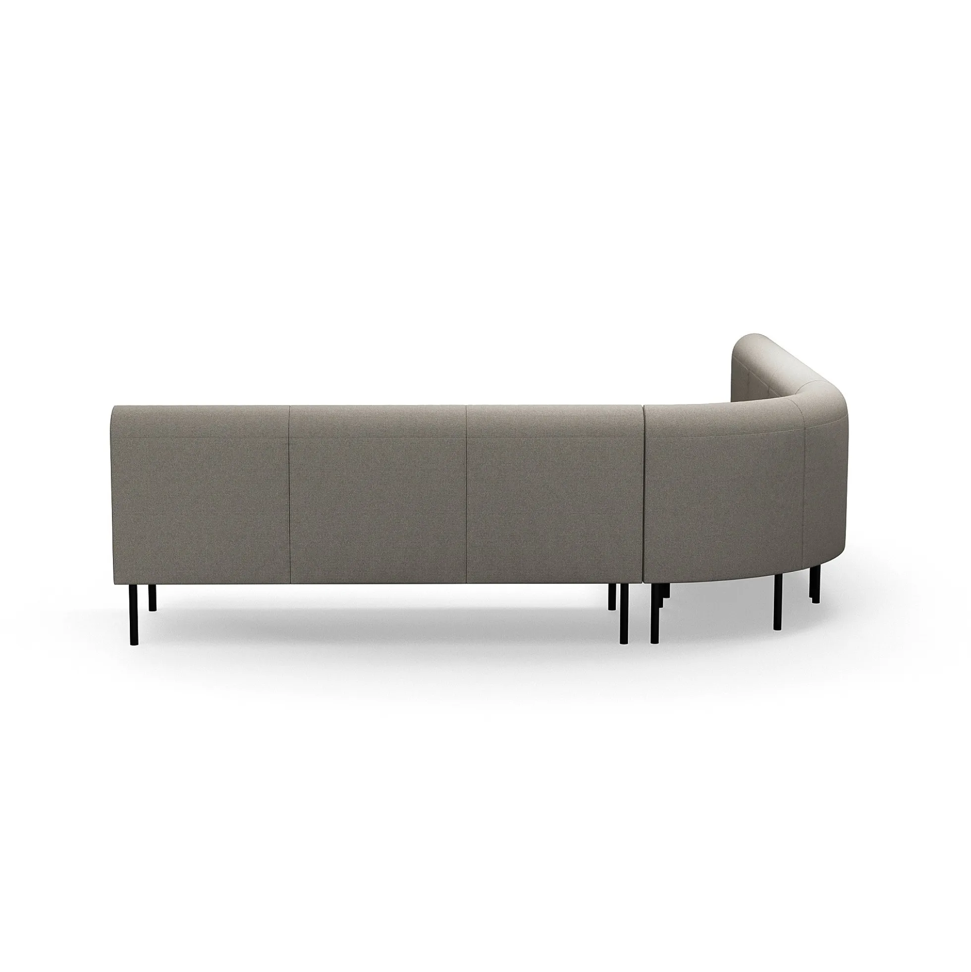 Sohva VARIETY 90-asteen sisäkulma, integroitu USB-portti, kangas Blues CSII, taupe