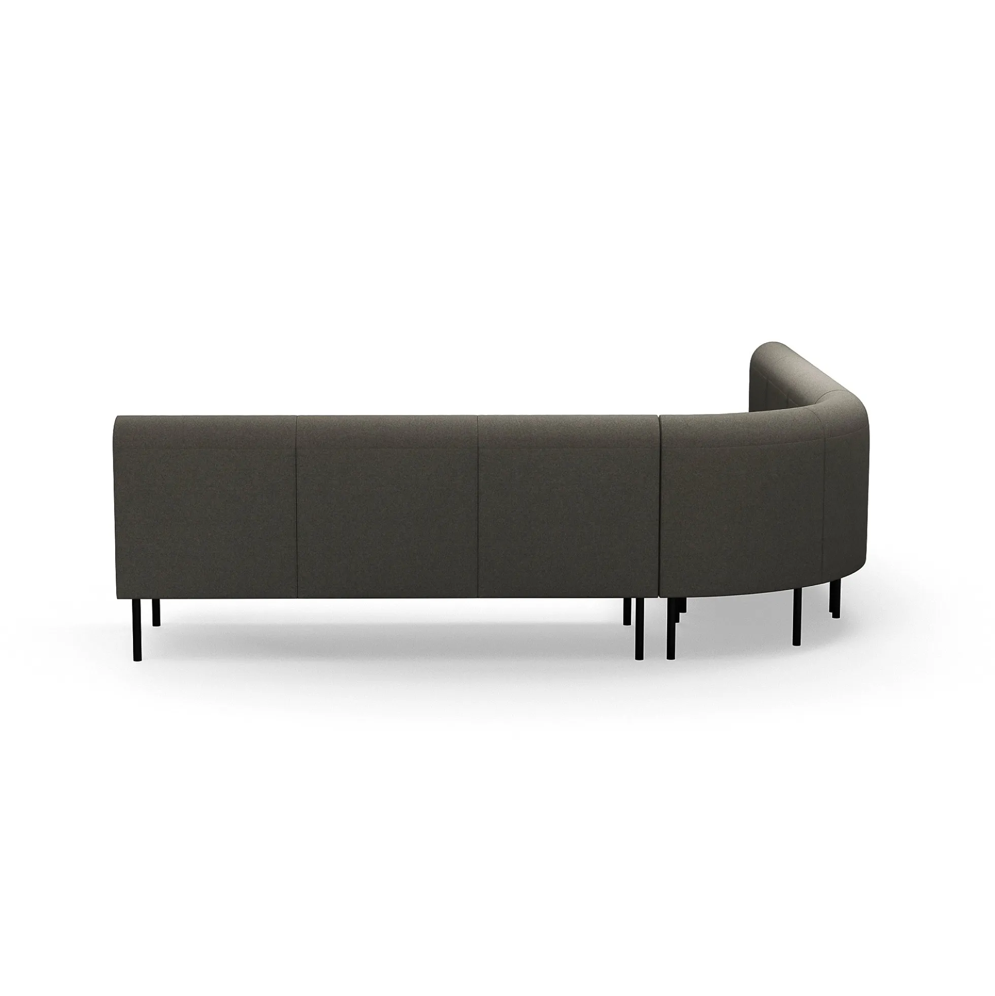 Sohva VARIETY 90-asteen sisäkulma, integroitu USB-portti, kangas Pod CS, taupe